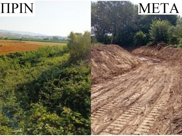 Καθαρίστηκαν ρέματα σε Ροδιά και Αργυροπούλι